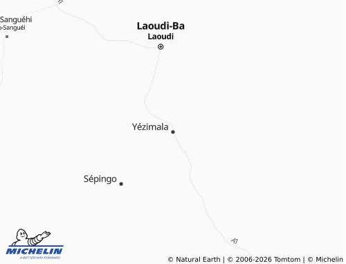 Mappa MICHELIN Yézimala - ViaMichelin