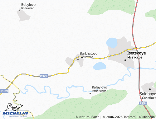 MICHELIN-Landkarte Barkhatovo - ViaMichelin