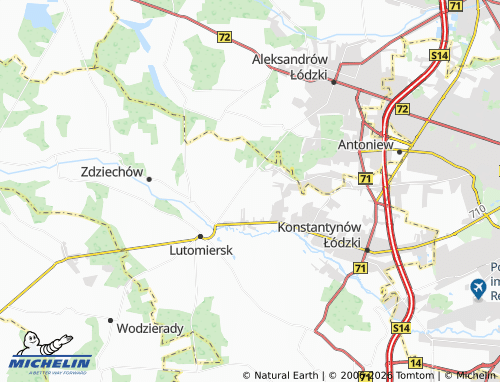 MICHELIN Babice map - ViaMichelin
