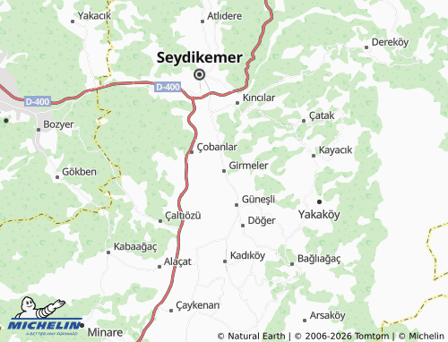 Kaart MICHELIN Girmeler - ViaMichelin