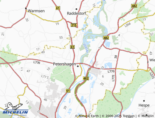 Mapa MICHELIN Hopfenberg - ViaMichelin