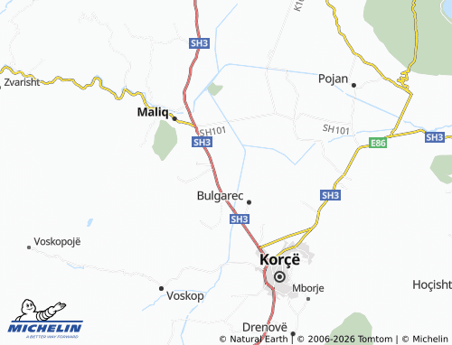 Mapa MICHELIN Vashtëmi - ViaMichelin