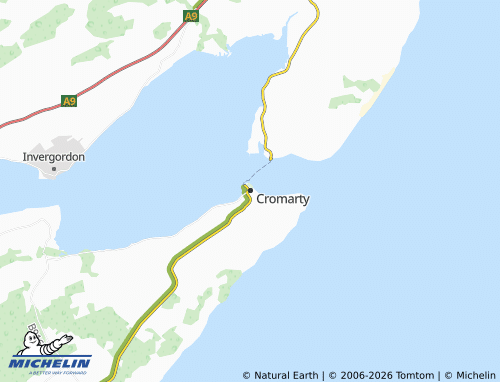 Carte MICHELIN Cromarty - ViaMichelin