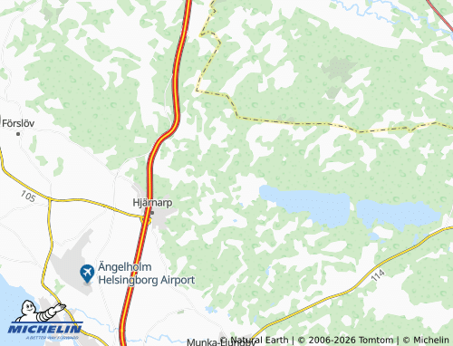 Carte MICHELIN Nybygget - ViaMichelin