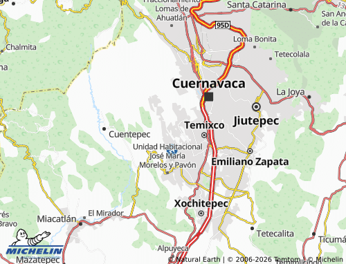 Mapa MICHELIN Colinas de Altar - ViaMichelin