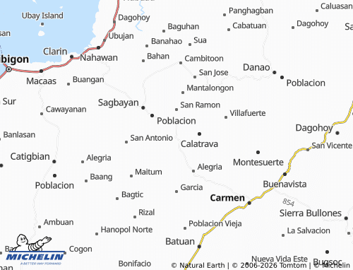 MICHELIN Libertad Norte map - ViaMichelin