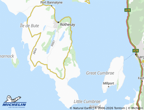 Mappa MICHELIN Mount Stuart - ViaMichelin