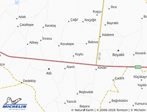 Mappa MICHELIN Kuylu - ViaMichelin