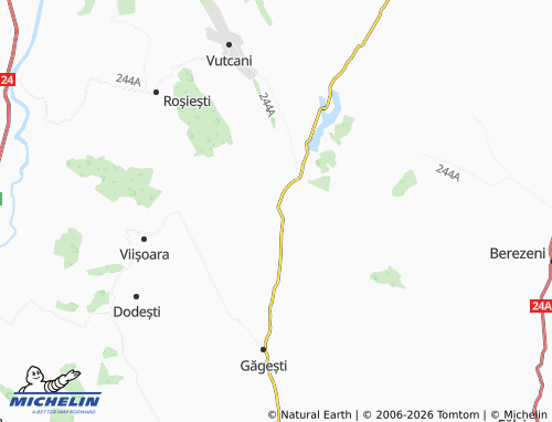 MICHELIN Tupilați map - ViaMichelin