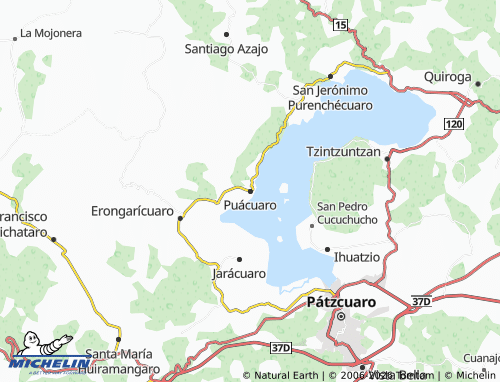 Kaart MICHELIN Puácuaro - ViaMichelin