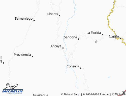 Carte MICHELIN Ancuyá - ViaMichelin