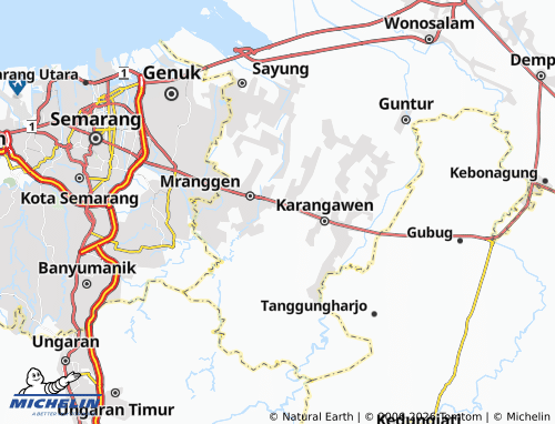 Carte MICHELIN Kembangarum - ViaMichelin