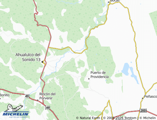 MICHELIN Loma de San Francisco map - ViaMichelin
