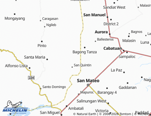 MICHELIN Calimag map - ViaMichelin