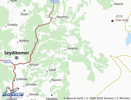 Mappa MICHELIN Dereköy - ViaMichelin