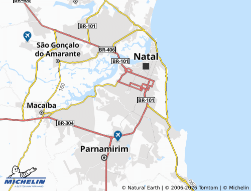 Mappa MICHELIN Cidade Nova - ViaMichelin