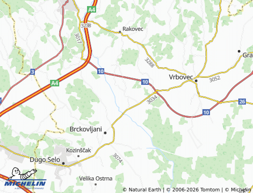 Mapa MICHELIN Peskovec - ViaMichelin