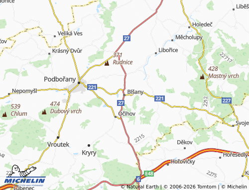 Mappa MICHELIN Blšany - ViaMichelin