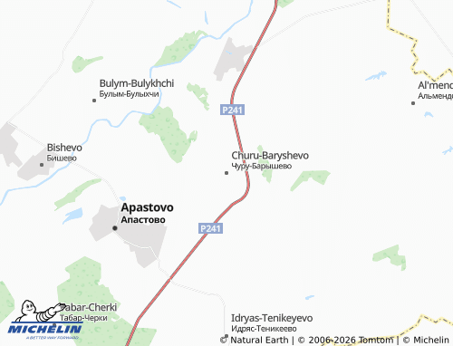 MICHELIN-Landkarte Churu-Baryshevo - ViaMichelin