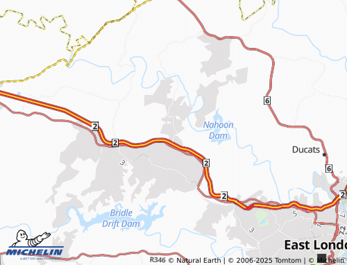 MICHELIN Sandisiwe map - ViaMichelin