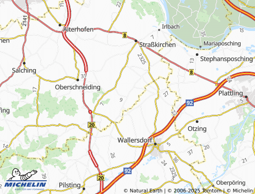 MICHELIN-Landkarte Münchsdorf - ViaMichelin