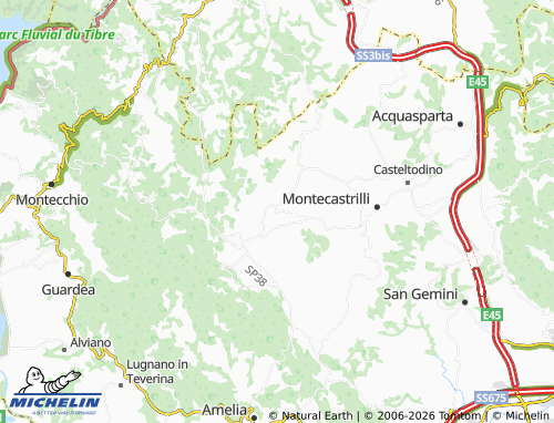 MICHELIN-Landkarte Avigliano Umbro - ViaMichelin