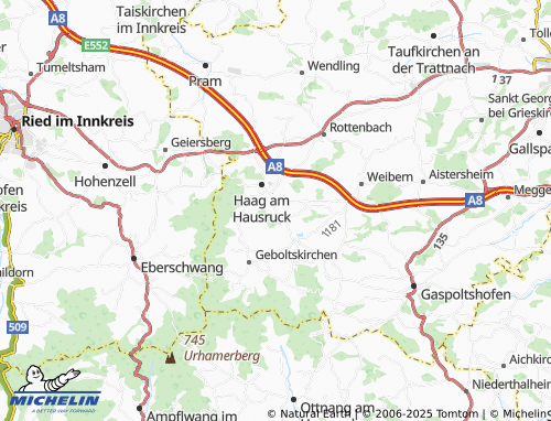 Mappa MICHELIN Aubach - ViaMichelin
