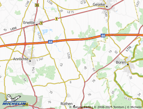 MICHELIN Oestereiden map - ViaMichelin
