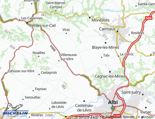 MICHELIN Mailhoc map - ViaMichelin