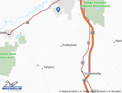 Carte MICHELIN Dudleytown - ViaMichelin