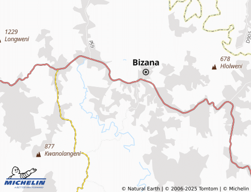 MICHELIN Mpenkulu B map - ViaMichelin