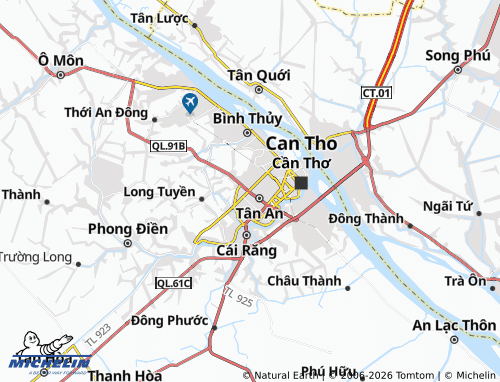 Mapa MICHELIN An Khánh - ViaMichelin