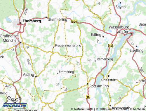 MICHELIN-Landkarte Rattenbach - ViaMichelin