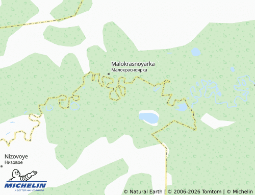 MICHELIN-Landkarte Yudinka - ViaMichelin