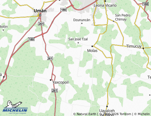 Mapa MICHELIN Texán Cámara - ViaMichelin