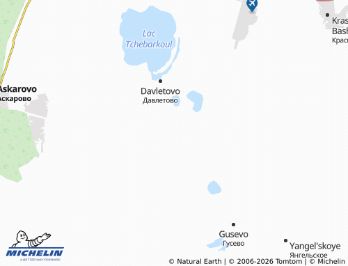 MICHELIN-Landkarte Yangi-Aul - ViaMichelin