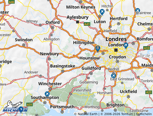Mappa MICHELIN Wokingham - ViaMichelin