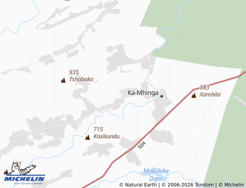 MICHELIN-Landkarte Mushiru - ViaMichelin