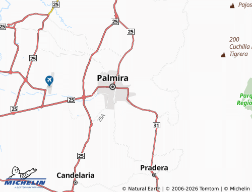 Carte MICHELIN El Bosque - ViaMichelin