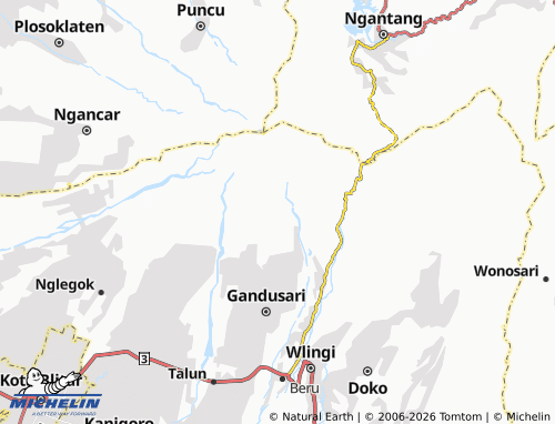 Carte MICHELIN Ngaringan - ViaMichelin