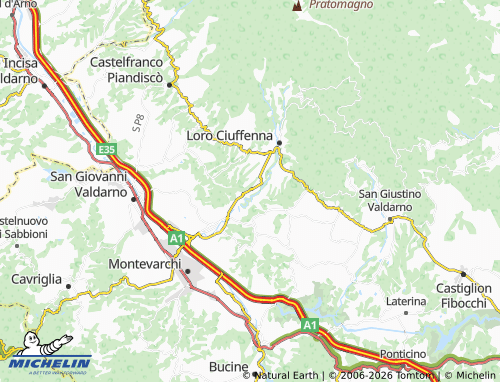 MICHELIN Penna map - ViaMichelin