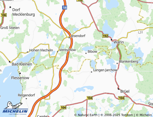 MICHELIN Neuhof map - ViaMichelin
