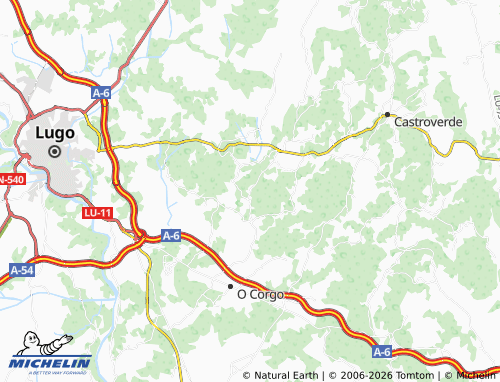 Carte MICHELIN O Piñeiro da Igrexa - ViaMichelin