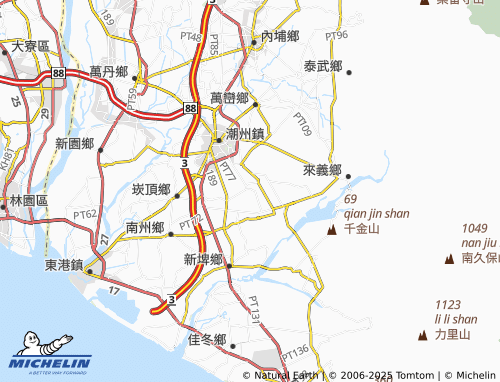 MICHELIN Jioukuaicuo map - ViaMichelin