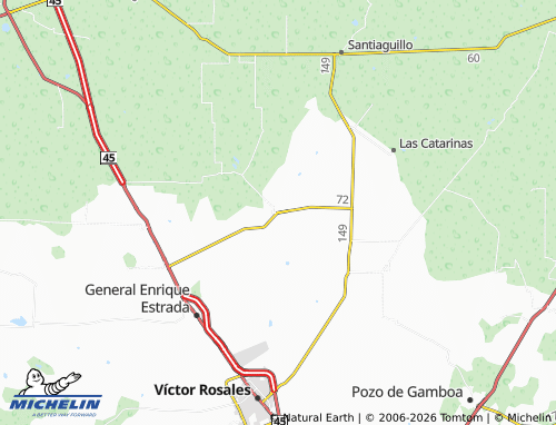 MICHELIN-Landkarte Ramón López Velarde - ViaMichelin