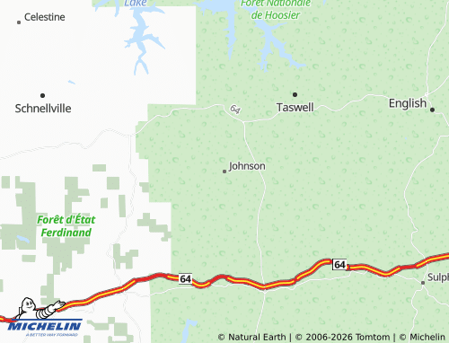Mapa MICHELIN Johnson - ViaMichelin
