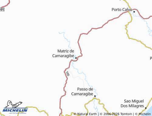 Mapa MICHELIN Matriz de Camaragibe - ViaMichelin