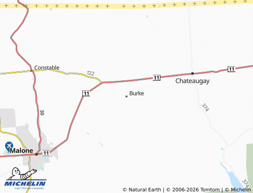 Mapa MICHELIN Burke - ViaMichelin
