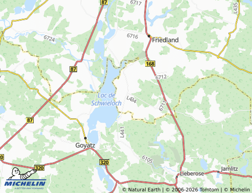 Mapa MICHELIN Pieskow - ViaMichelin