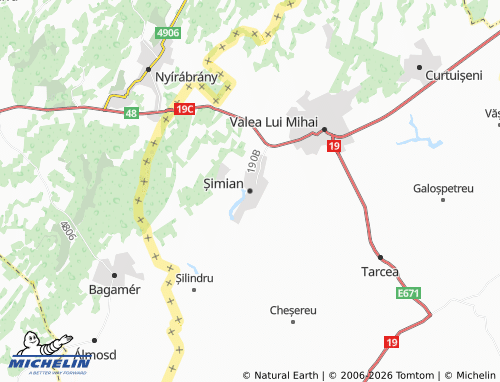 Carte MICHELIN Șimian - ViaMichelin